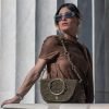 "Camelia" μαύρη-χρυσή Tote τσάντα 8 AboutMade χειροποίητη τσάντα tote