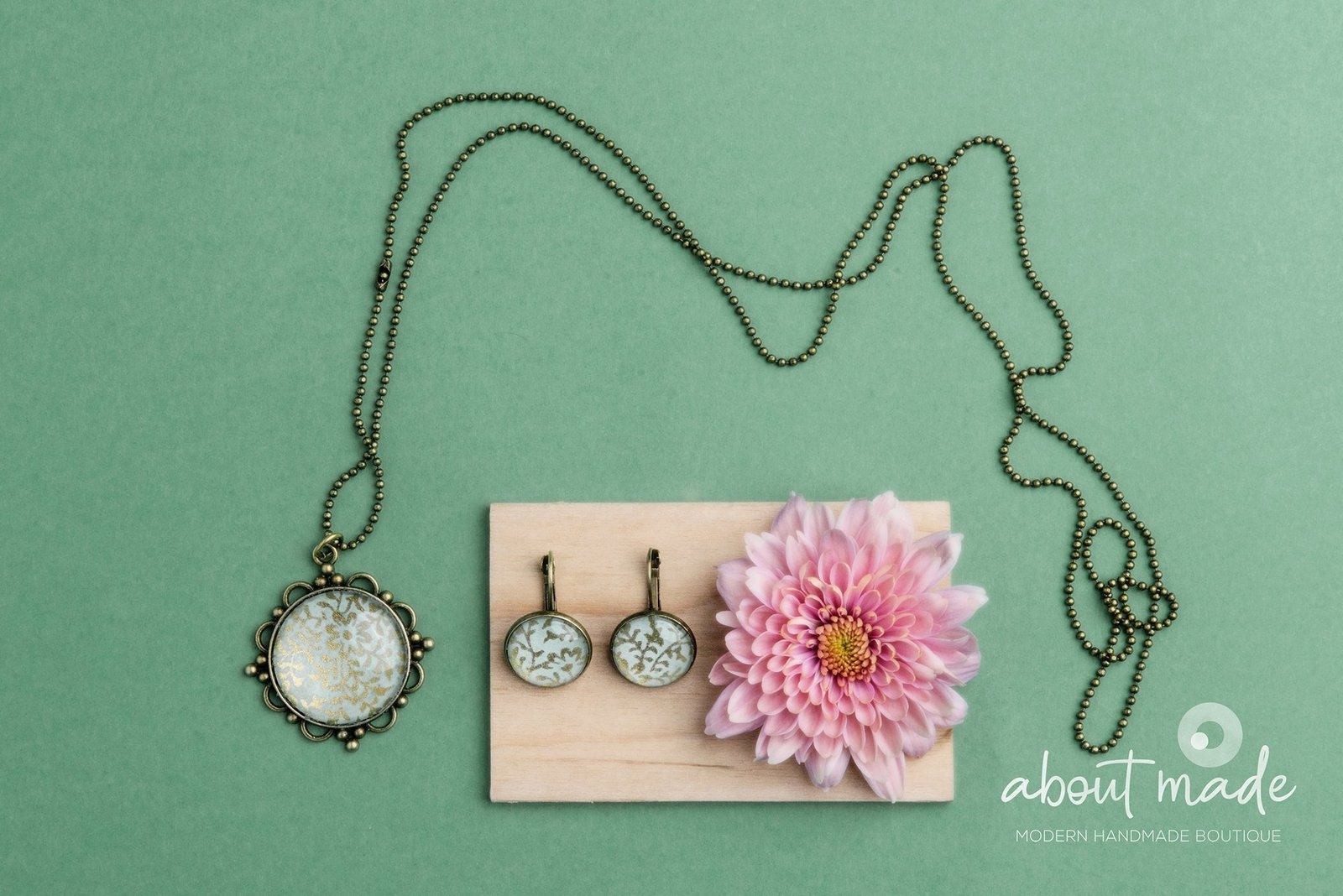 Chiyogami set Golden Flowers