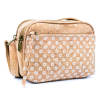 Cork Bag white flowers