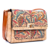 Coloured Flowers Cork Bag