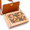 Τσάντα φελλού Coloured Flowers 9 AboutMade Cork bag coloured leaves