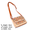 Τσάντα φελλού Coloured Flowers 11 AboutMade Cork bag coloured leaves