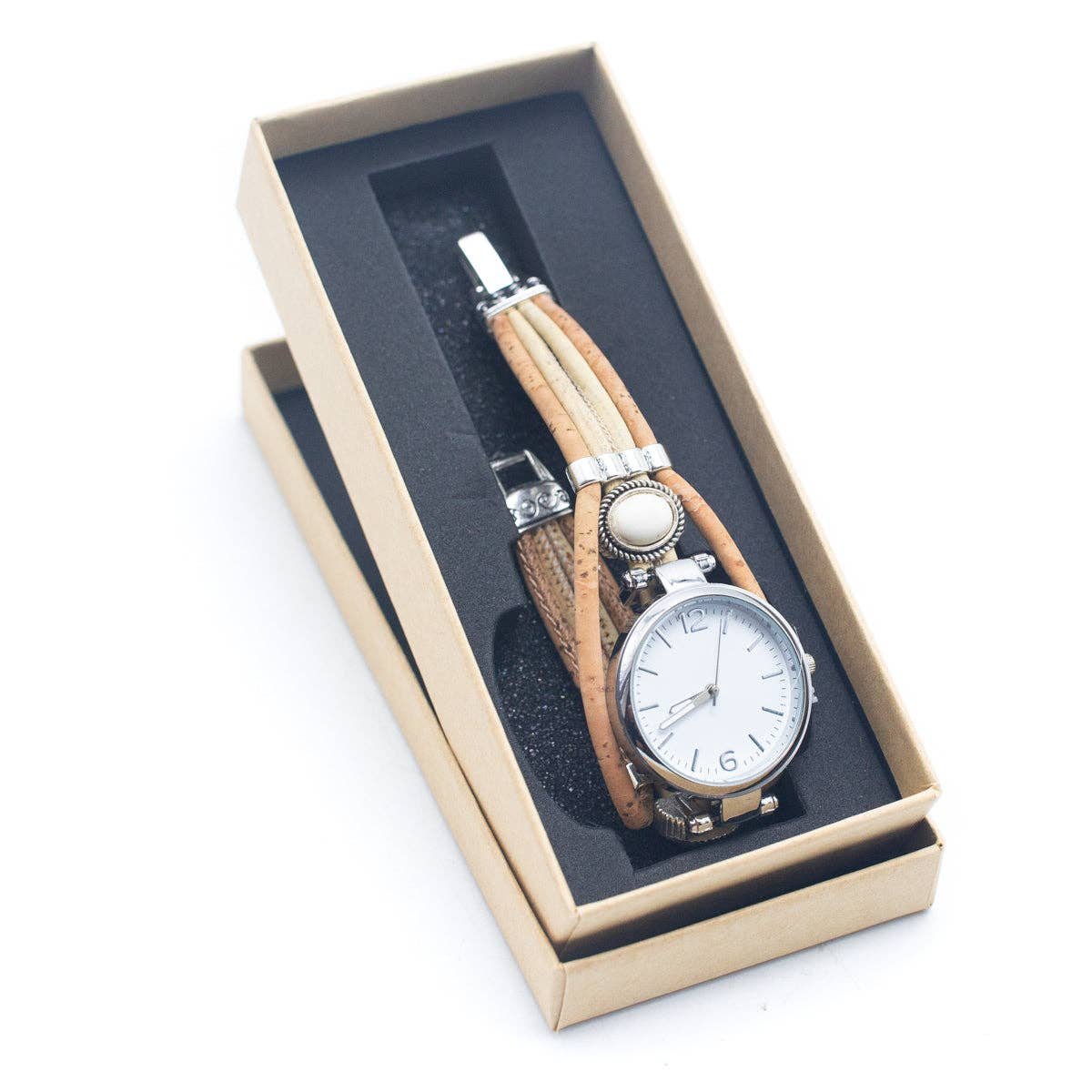 Ρολόι βραχιόλι φυσικός φελλός 6 AboutMade Natural Cork Watch